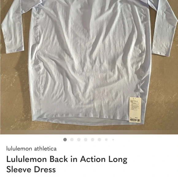 lululemon athletica back in action dress nwt - Picture 2 of 2